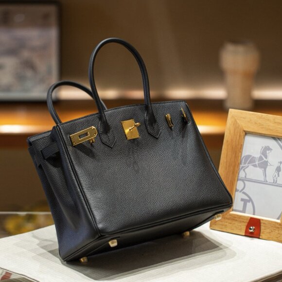 Genuine leather wirkin black - Picture 2 of 5